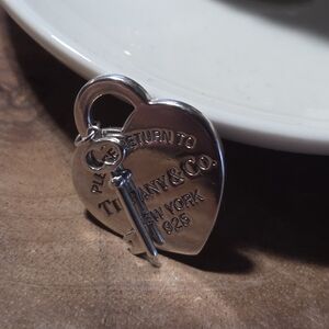 Tiffany & Co. Heart Tag with Key Pendant Without Necklace